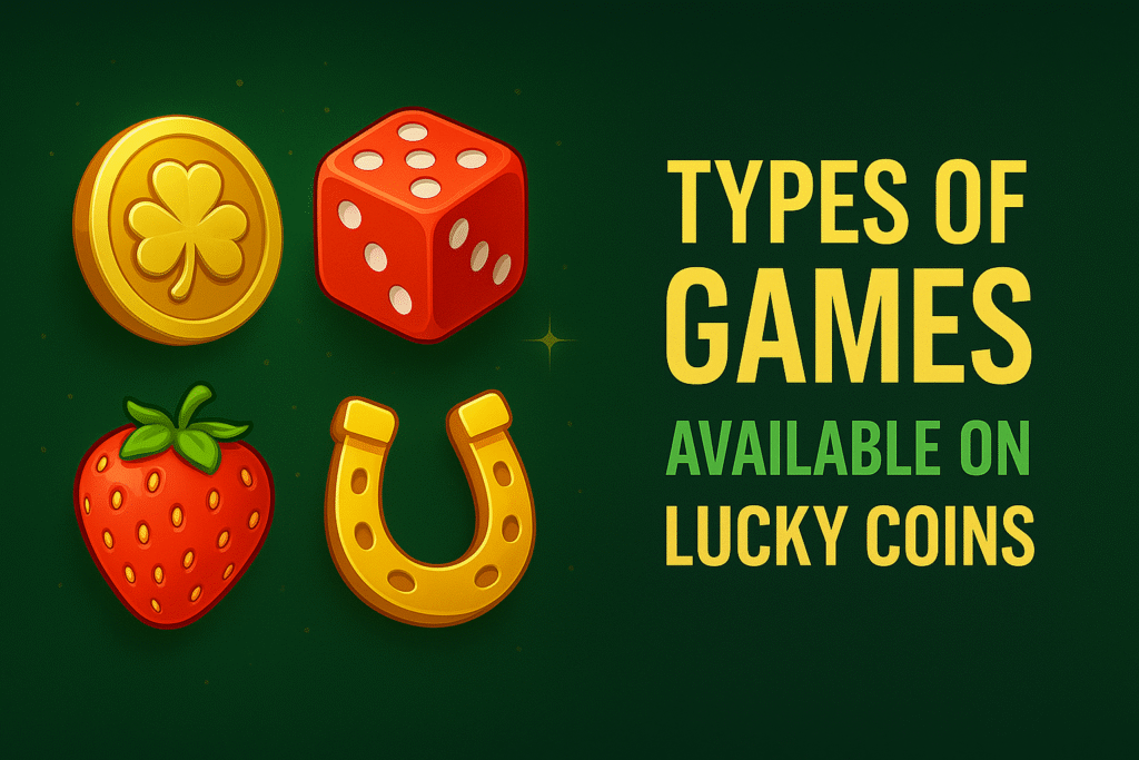 Types of Games Available on Lucky Coins